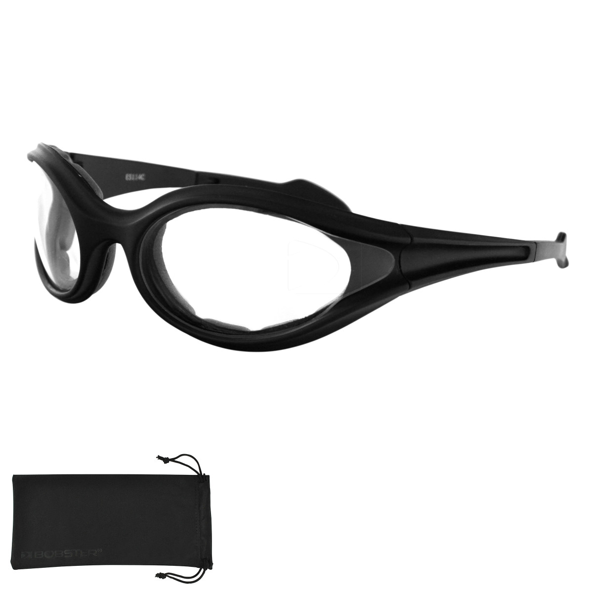 Bobster XRH, Blk Frame, Frame 2 Frentes, SMK Y Lentes Clr, ANSI Z87, BRW101